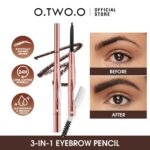 ⁦قلم حواجب مع فرشة وموس SC047 من O.TWO.O⁩ - الصورة ⁦2⁩