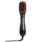 فرشاة حراريه مع مملس 2 في1 , Ok-715 اسود/ذهبي وردي 380جرام