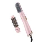 Hair Styler With Two Brushes Two Temperature Levels Cold Air 1200W Pink RE-2207-2